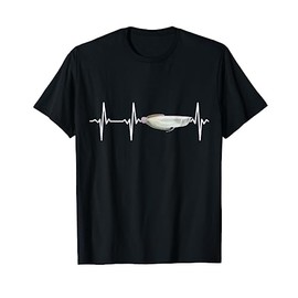 Arowana Heartbeat For Fishkeeping Aquarium Lovers T-Shirt