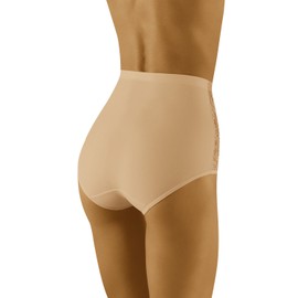 Wolbar Women's Lace Shaping Briefs WB412, Beige,M