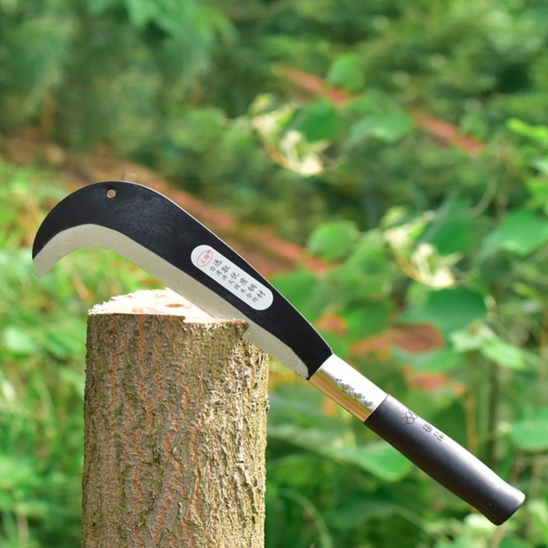 Zelin Machete with Heavy Duty Construction Black Plastic Handle,Ergonomic No-Slip