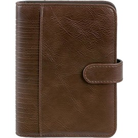 15601 Bound A5 Imitation Leather System Planner Brown