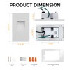 CLOUDY BAY 120V Dimmbale 5 Color LED Indoor Outdoor Step