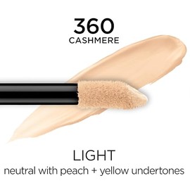 L'oreal Paris Cosmetics Infallible Corrector de uso completo, impermeable, cobertura completa, vainilla, 0.33 onzas líquidas, Cachemir, 0.33 Fluid Oun