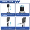 MySit 5 Inches Prep Table Wheels Set of 4, Expanding
