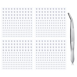 WillTen False Nose Clip False Nose Ring Nose Clip Non-Piercing Nose Clip Glued Nose Clip Silver Face Stone Glued Face Stone Eye Stone 2 mm 2.5 mm 3 mm, Plastic