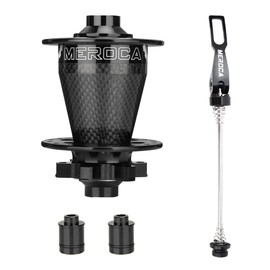 HOUSON Carbon Hub for Mountain Bikes - 32-Hole, 6-Bolt Disc Brake | Quick Release/Thru Axle Interchangeable | 2+4 Sealed Bearings | T700 Carbon + 7075 Hub (174g)