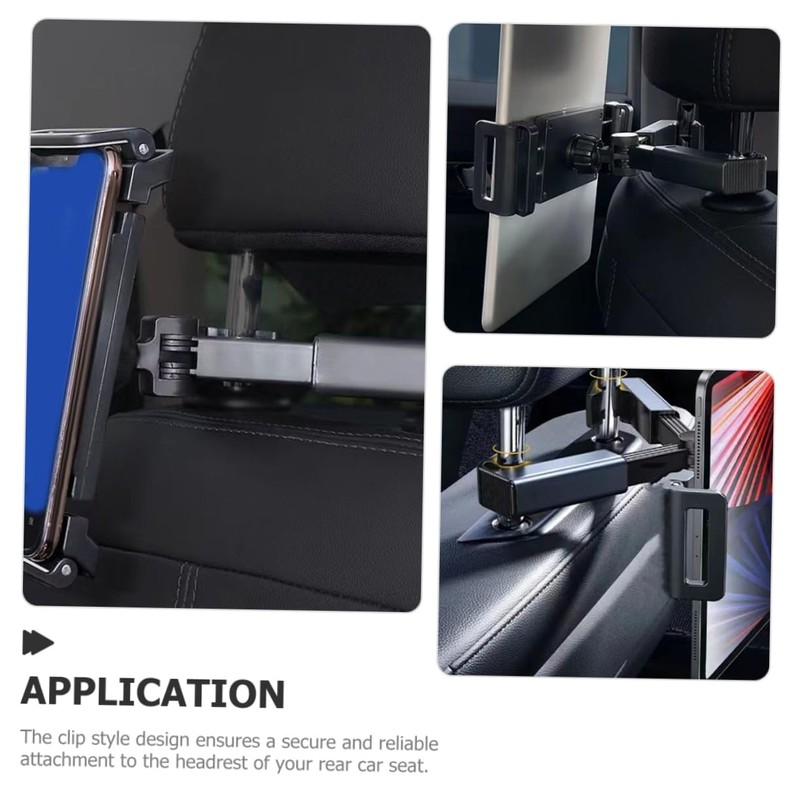 Operitacx Tablet Halterung fürs Auto Verstellbar Abs Material 360° Drehbar