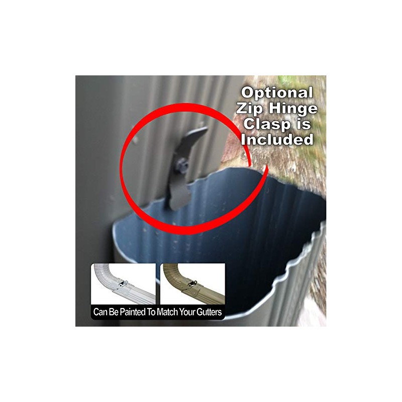 Zip Hinge Downspout Gutter Hinge (1 Pack) | Made in