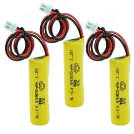 AA 900mAh 1.2V Exit Sign Emergency Light Batteries for UnitechOSA268 ELB CS01 Lithonia, ELB-CS01, EXR EL 122 C4T,Custom 332(3 Pack)