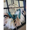 Pampas Grass Wreath - Pampas Grass Wall Decoration - Natural