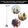 Elderly Walking Cane Anti Slip Adjustable Height Hand Walking Stick
