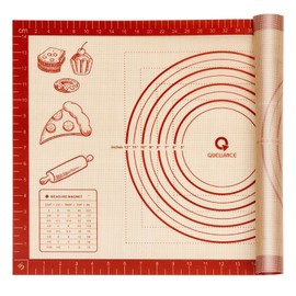 Silicone Baking Pastry Dough Mat - 26x16Inch Extra Large Cookie Bread Rolling Mats Sheet, Nonstick Kitchen Counter Kneading Board, Thick Reusable Pie Cookies Pizza Fondant Making Matt with Measurement