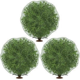 codree 3 Pcs Deer Netting for Shrubs- 7.8 x 7.8 Ft Deer Plant Netting Cover- Reusable Garden Plants Mesh Netting to Protect Undershrub Plant from Deer, Birds and Other Animals