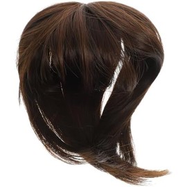 Alipis Postizo Cabello Mujer Postizo Invisible Clip 20 Cm Tonos Castaño Claro Tupé Cabello Fino Uso Diario Natural