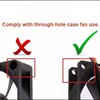 ThtRht 20 Pack PC Cooling Fan Screws Mounts Screwless Post