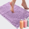 LuxUrux Bath Mat-Extra-Soft Plush Bath Shower Bathroom Rug, 1'' Chenille