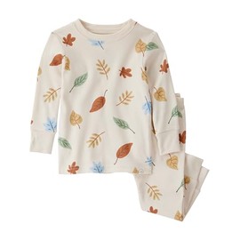 little planet by carter's Baby 2-Piece Pajamas Made with Organic Cotton, Leaves