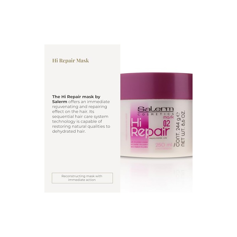 Salerm Hi Repair Mask With Silic Protein Complex 02, 8.6