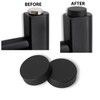 Turkish Zone Two Black Cover Cap for Towel Rail Radiator