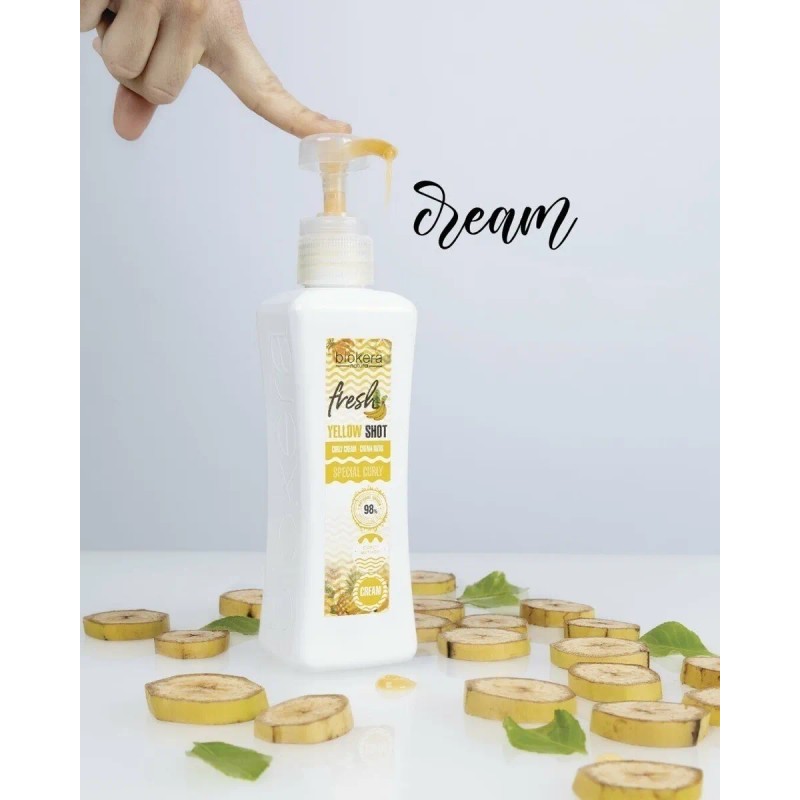 Curly Yellow Shot Shampoo + Curly Booster + Curly Cream