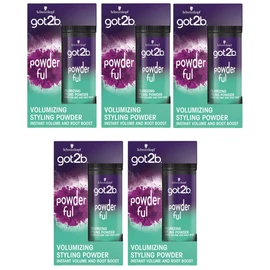 5Pack got2b Powder’ful volume styling powder 5x 10g