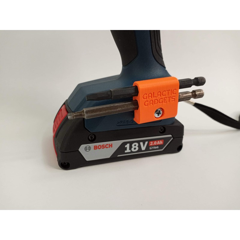 Side Mounted MAGNETIC Bit Holder for Makita 18V, Ryobi 18V,