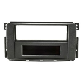 tomzz Audio 2451-031 Radio Faceplate Compatible with Smart Fortwo 451 Forfour 454 Anthracite / Black