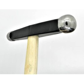 2 Sided Embossing Hammer 18mm and 21mm Heads 7 OZ HD Repousse Hammers for Jewelry Metalsmith Metalwork Silversmith Goldsmith Metal Forming Jewelry Making Tool By JTS