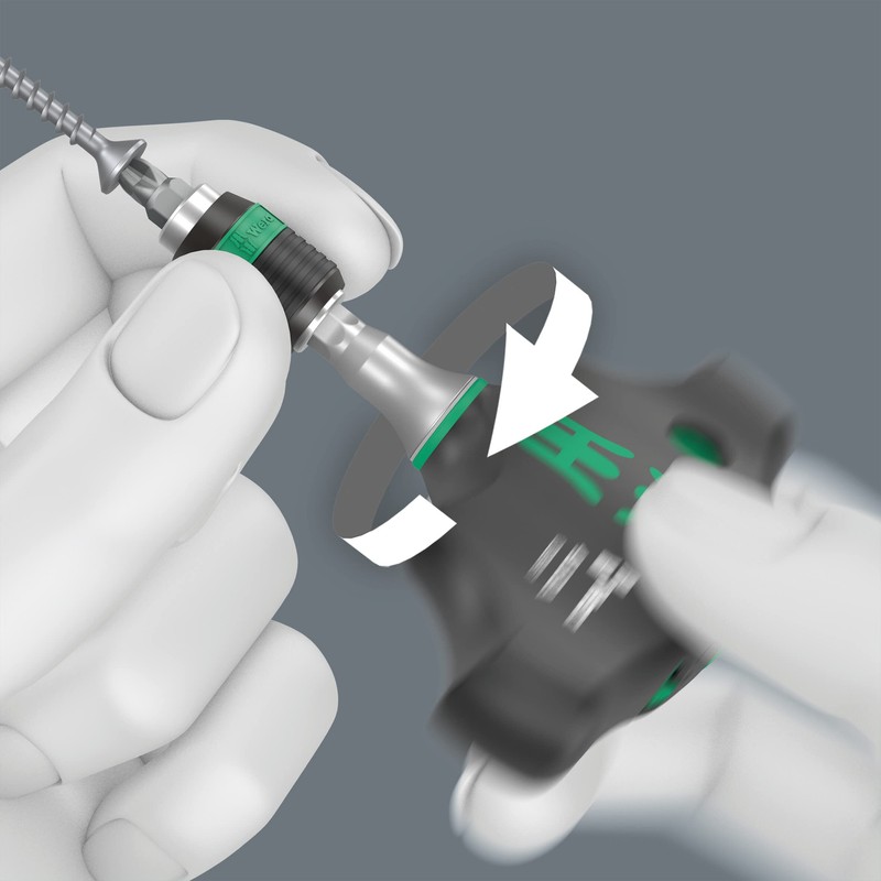 Wera 05023461001 | T-Type Replacement Screwdriver Rapidadaptor with Quick Release