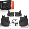 A-Premium Set of 4PCS Mud Flaps Splash Guards Mudguards Mudflaps