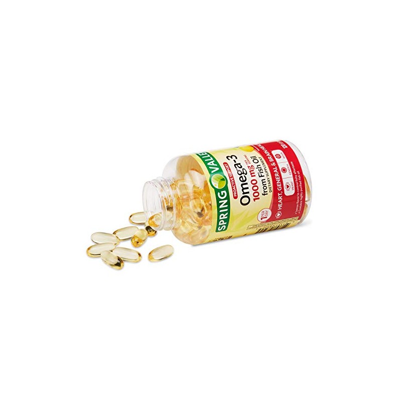 Spring Valley Omega-3 1000mg from Fish Oil Dietary Supplement, 120