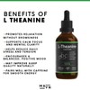 MAYN L-Theanine Liquid Drops – Natural Relaxation, Stress Relief &
