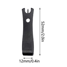 Stainless Steel Fishing Line Clipper, 4Pack Fishing Line Cutter, Fish Line Clipper, Multi Functional Clippers Pliers, Line Cutter Clipper Nipper Tackle, Black Fishing Nipper, Line Cutting Tool