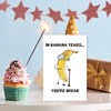 Kalamiao Funny Banana Bread Birthday Card for Men Husband Boyfriend,