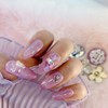 ButterflyHandmade nail tips - Coffin / 버터플라이수제네일팁 - 코핀