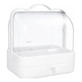 Organizador De Cosméticos De Plástico Abs Con Tapa Acrílica