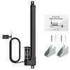 Justech 12V Heavy-Duty Linear Actuator 450LBS/2000N-12inch/300mm Silent IP54 Electric Actuator