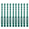 10PC 3/16" Green Concrete Drill Bit Set, Mgtgbao 5mm Masonry