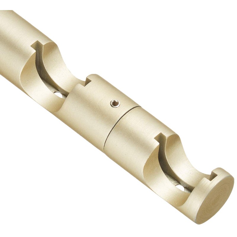 Gardinia Combination Support 2-Track Open for Diameter 19 mm Champagne