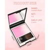 Blush Highlighter Puder, Versatile Rose Rouge Puder Schimmer Make-Up Palette