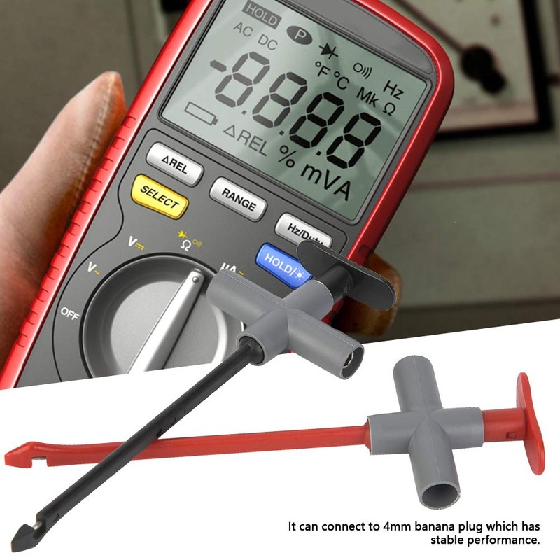 Puncture Probe, 2Pcs P5010 Auto Repairing Tester Clip, Multimeter Probes