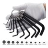 Wanfoou 10 PCS Allen Wrench Hex Key Set, Metric Convenient