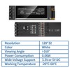 YELUFT 2 Pieces Pre-Soldered 0.91 Inch I2C OLED Display Module