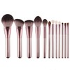 12 Pcs Makeup Brushes Set Eye Shadow Blending Eyeliner Eyelash Eyebrow Brushes for Makeup Beauty Make Up Brush