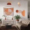 SUPERDANT Wall Decoration in Boho Style with Geometric Linear Circle