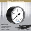 UHARBOUR Pressure Gauge Water 0-4 Bar, Pressure Gauge 1/4 Inch,