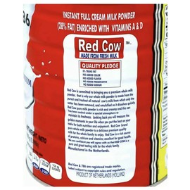 Red Cow Full Cream Milk Powder 2.5 Kg (5.5lb), Made From Real Fresh Milk, Product of Netherlands.