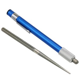 Tsuchbis Fishing Hook Sharpener, Double Tip Fishing Grindings Hook Sharpener Hook Sharpener Tool Diamond Fishhooks Sharpener for Fishing Hooks and Knives