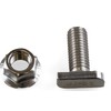 NAKA Hammer Head Screw Set Including Nut M10 Photovoltaic Aluminium