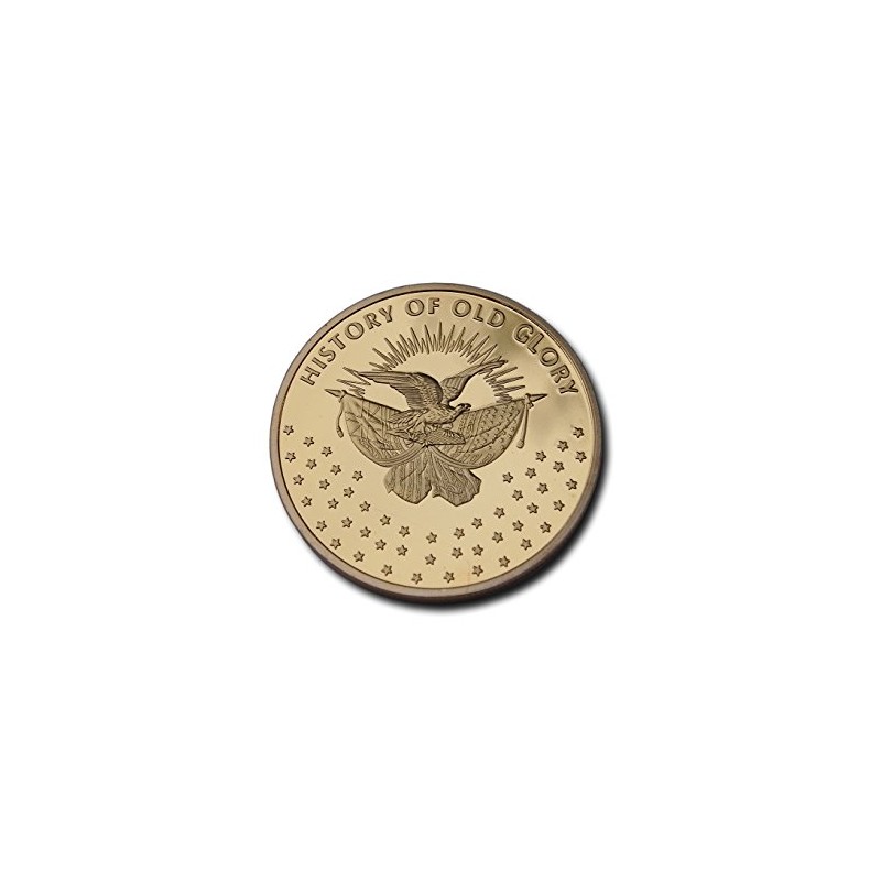 Betsy Ross Flag Commemorative Coin Memorable Token of First U.S.A.