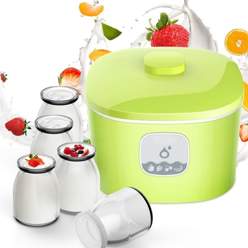 Electric Yogurt Maker 1L Multifunctional Automatic Compact Homemade Greek Yogurt